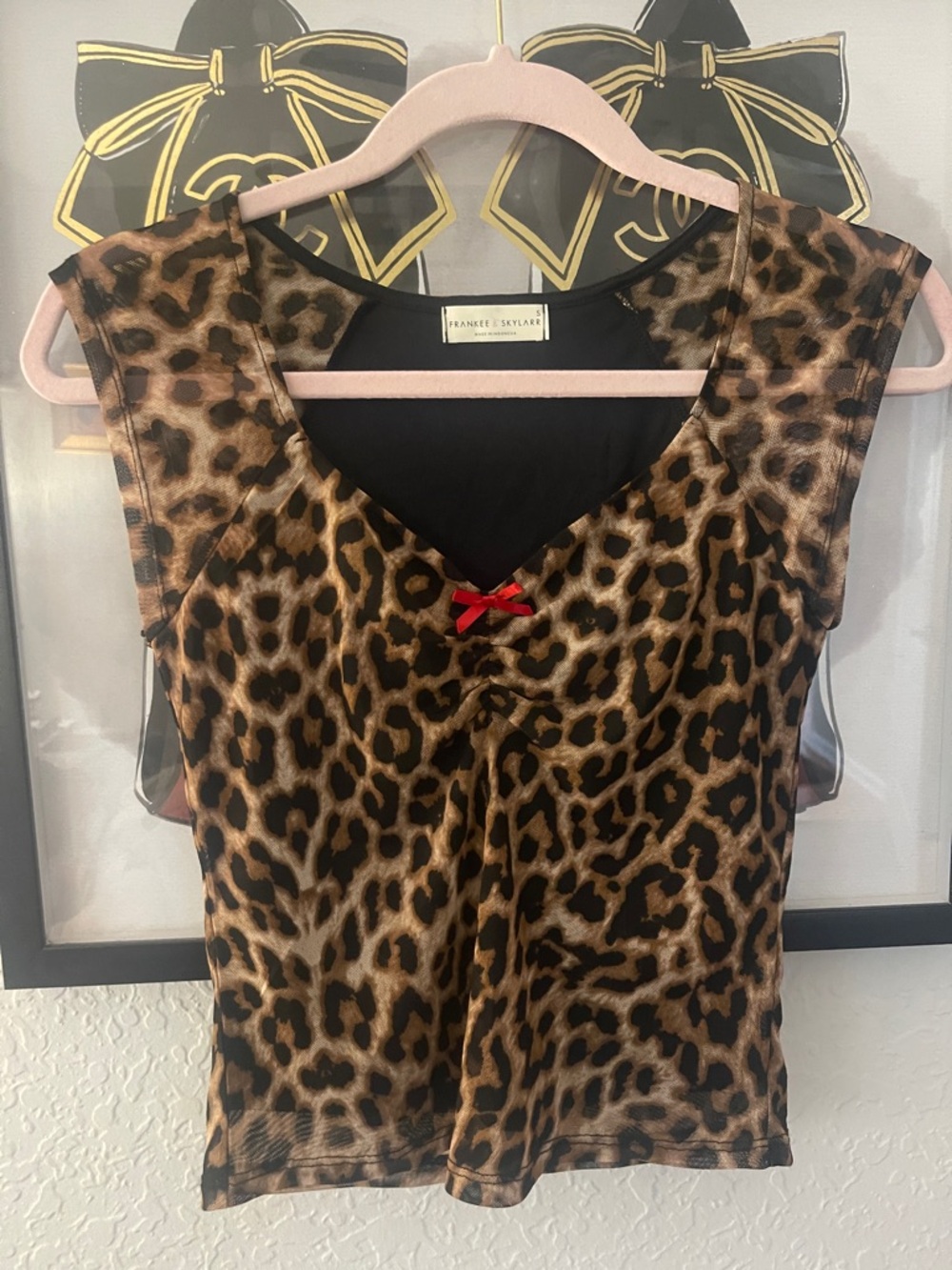 Leopard Print Women's Top